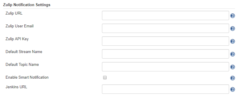 Plugin configuration